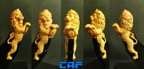 Lion figurehead Boxwood carving For wooden model ship kit - 1 / packet